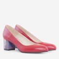 Pantofi dama din piele naturala rosie Grace