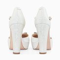 Pantofi de mireasa cu toc si platforma Jewel