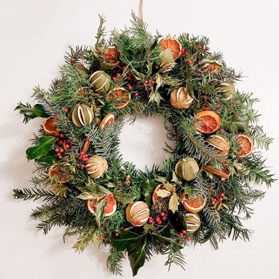 Citrus and Spice Eco-Friendly Christmas Wreath