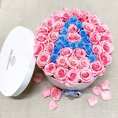 Preserved Roses Letter Box