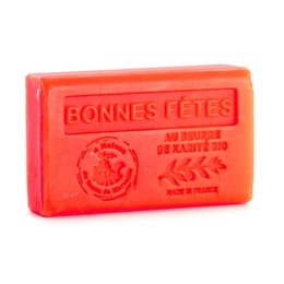 Săpun 125g cu Unt de Karité bio - BONNES FETES - Turta dulce