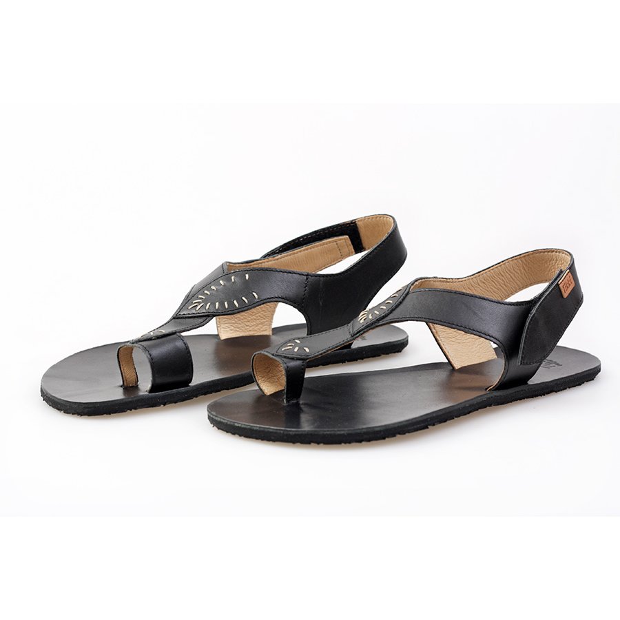 'SOUL' barefoot women's sandals - Black